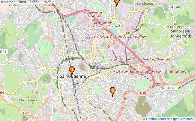 plan Isolement Saint-Etienne Associations Isolement Saint-Etienne : 8 associations
