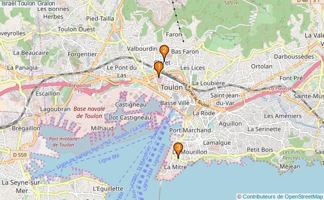 plan Israël Toulon Associations Israël Toulon : 4 associations