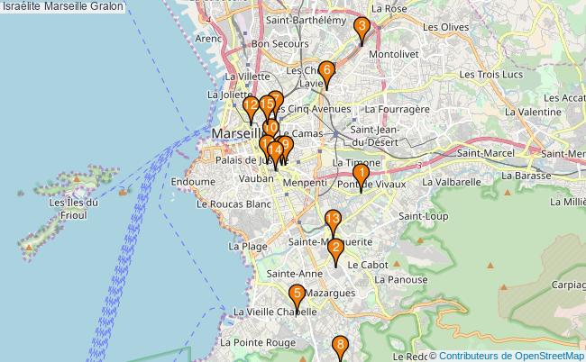 plan Israélite Marseille Associations israélite Marseille : 18 associations