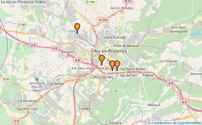 plan Iut Aix en Provence Associations iut Aix en Provence : 8 associations