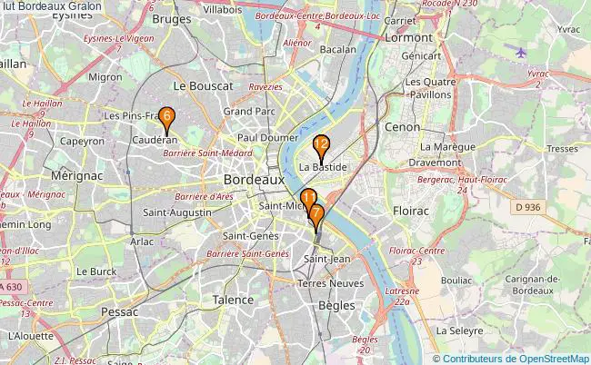 plan Iut Bordeaux Associations iut Bordeaux : 14 associations