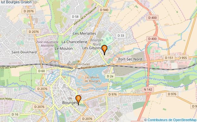 plan Iut Bourges Associations iut Bourges : 9 associations