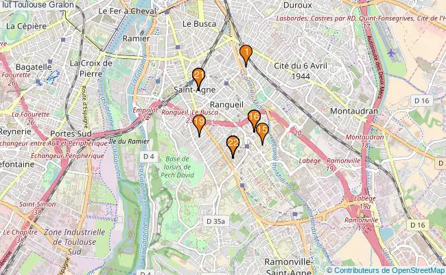 plan Iut Toulouse Associations iut Toulouse : 20 associations