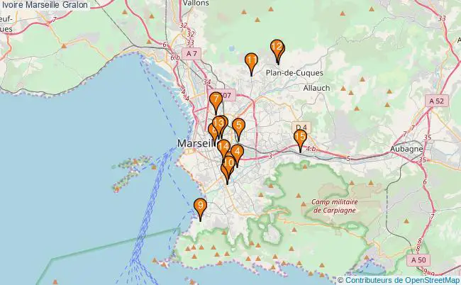 plan Ivoire Marseille Associations ivoire Marseille : 15 associations