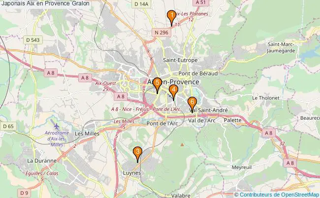 plan Japonais Aix en Provence Associations Japonais Aix en Provence : 6 associations