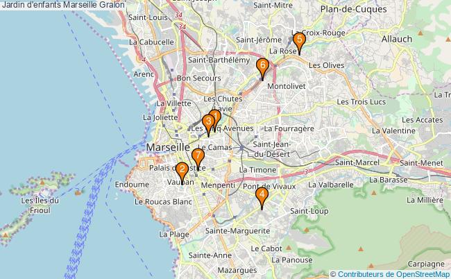 plan Jardin d'enfants Marseille Associations jardin d'enfants Marseille : 5 associations