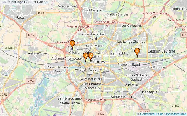 plan Jardin partagé Rennes Associations jardin partagé Rennes : 7 associations