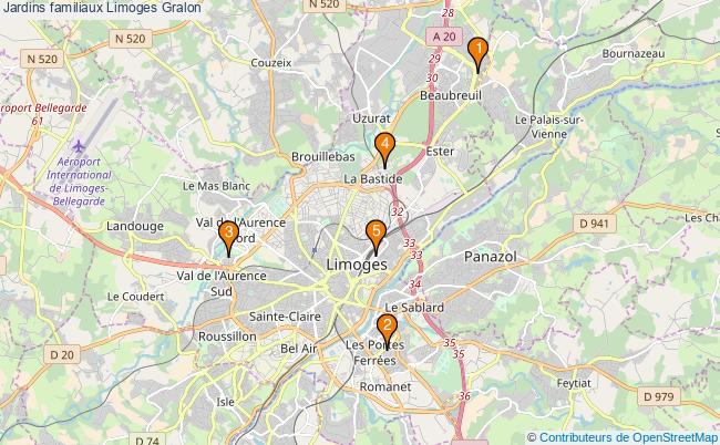 plan Jardins familiaux Limoges Associations jardins familiaux Limoges : 5 associations