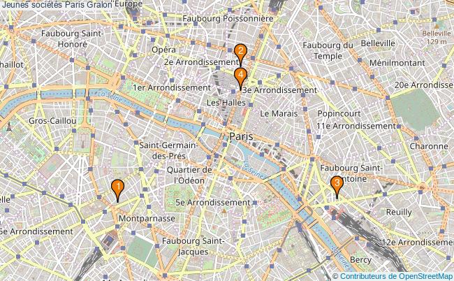 plan Jeunes sociétés Paris Associations jeunes sociétés Paris : 4 associations