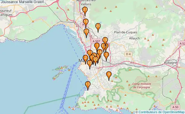 plan Jouissance Marseille Associations Jouissance Marseille : 25 associations