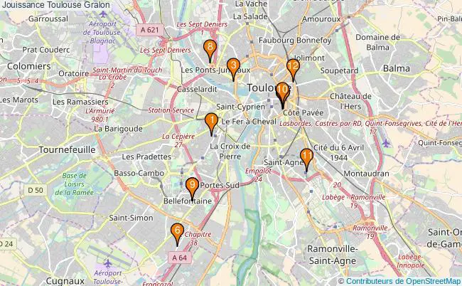 plan Jouissance Toulouse Associations Jouissance Toulouse : 17 associations