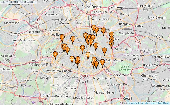 plan Journalisme Paris Associations journalisme Paris : 99 associations