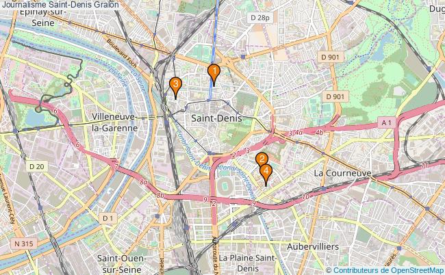 plan Journalisme Saint-Denis Associations journalisme Saint-Denis : 7 associations