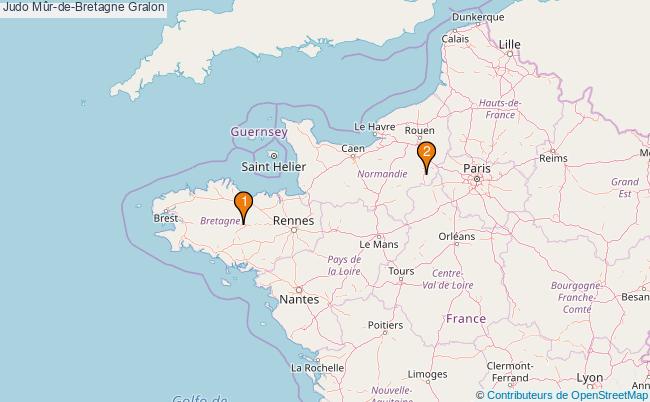 plan Judo Mûr-de-Bretagne Associations Judo Mûr-de-Bretagne : 2 associations