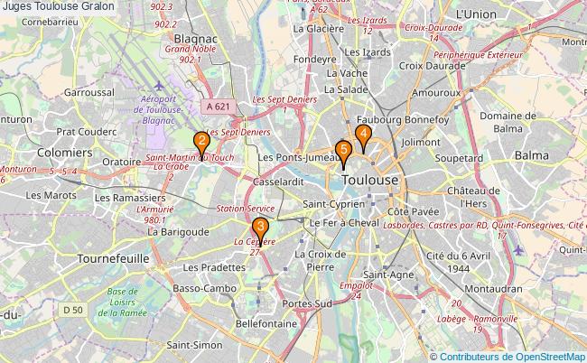 plan Juges Toulouse Associations Juges Toulouse : 5 associations