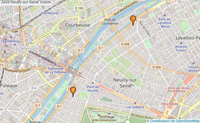 plan Juive Neuilly-sur-Seine Associations juive Neuilly-sur-Seine : 3 associations
