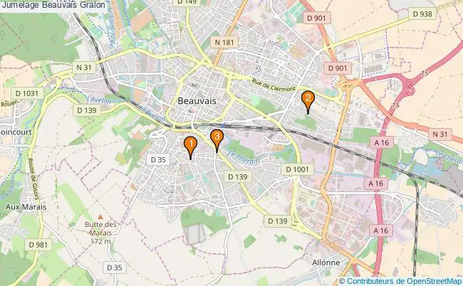 plan Jumelage Beauvais Associations jumelage Beauvais : 3 associations