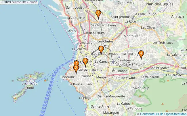 plan Justes Marseille Associations Justes Marseille : 6 associations