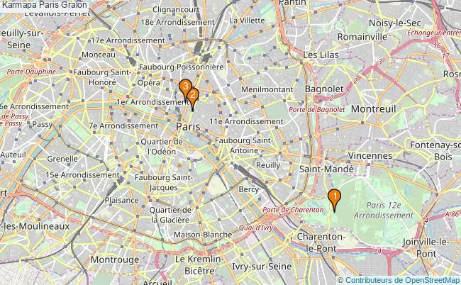 plan Karmapa Paris Associations Karmapa Paris : 3 associations
