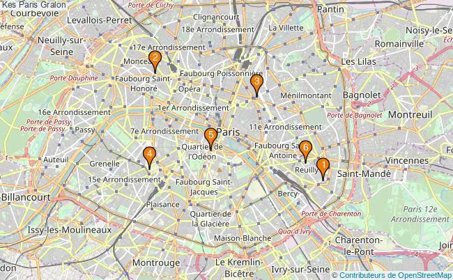 plan Kes Paris Associations kes Paris : 6 associations