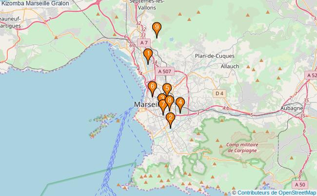 plan Kizomba Marseille Associations Kizomba Marseille : 13 associations