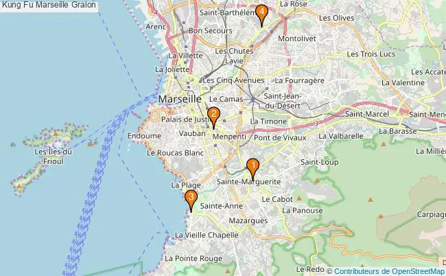 plan Kung Fu Marseille Associations Kung Fu Marseille : 3 associations