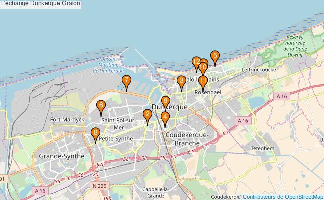 plan L'échange Dunkerque Associations l'échange Dunkerque : 15 associations