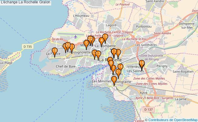 plan L'échange La Rochelle Associations l'échange La Rochelle : 23 associations