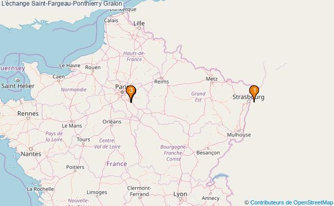 plan L'échange Saint-Fargeau-Ponthierry Associations l'échange Saint-Fargeau-Ponthierry : 3 associations