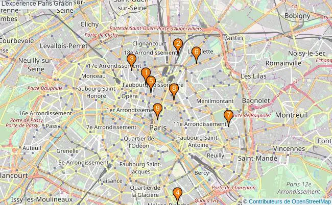 plan L'expérience Paris Associations l'expérience Paris : 9 associations
