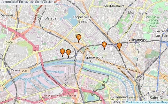 plan L'expression Epinay-sur-Seine Associations l'expression Epinay-sur-Seine : 5 associations