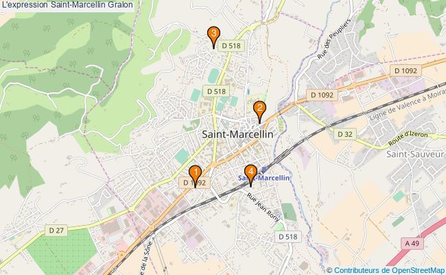 plan L'expression Saint-Marcellin Associations l'expression Saint-Marcellin : 3 associations