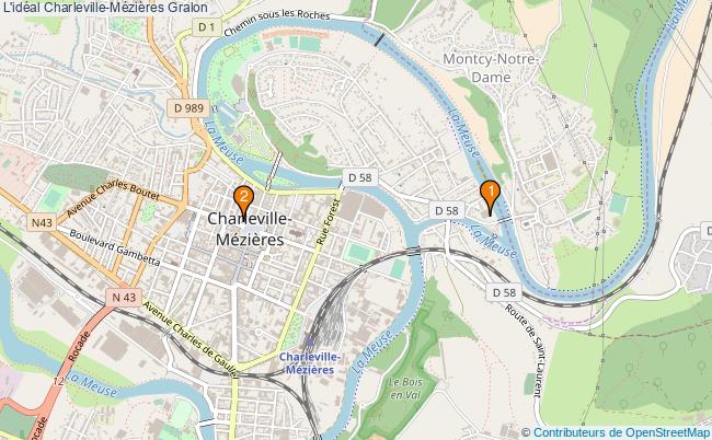 plan L'idéal Charleville-Mézières Associations l'idéal Charleville-Mézières : 1 associations