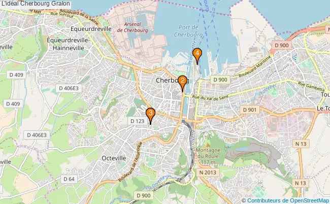 plan L'idéal Cherbourg Associations l'idéal Cherbourg : 4 associations