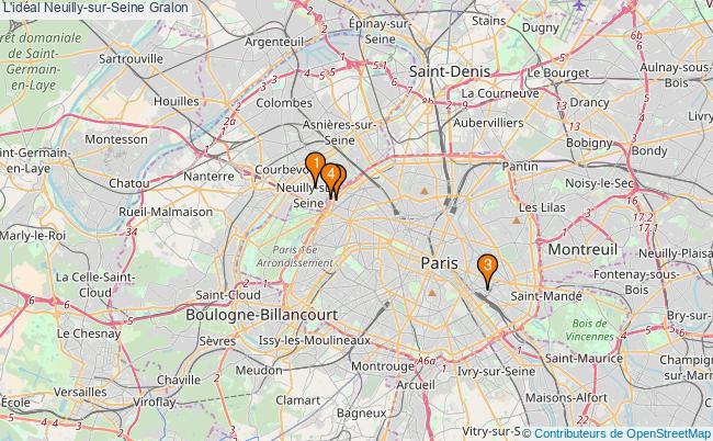 plan L'idéal Neuilly-sur-Seine Associations l'idéal Neuilly-sur-Seine : 4 associations