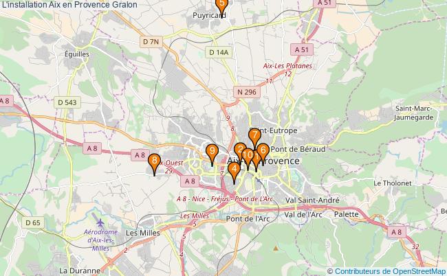 plan L'installation Aix en Provence Associations l'installation Aix en Provence : 10 associations