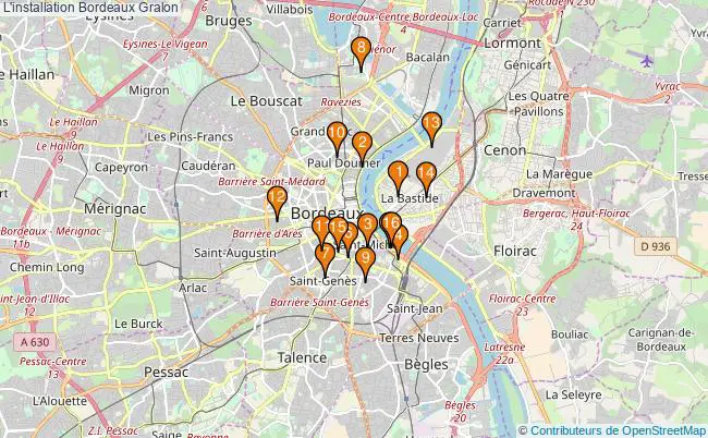 plan L'installation Bordeaux Associations l'installation Bordeaux : 19 associations