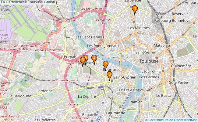 plan La Cartoucherie Toulouse Associations La Cartoucherie Toulouse : 8 associations