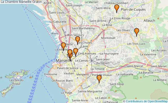 plan La Chambre Marseille Associations La Chambre Marseille : 10 associations