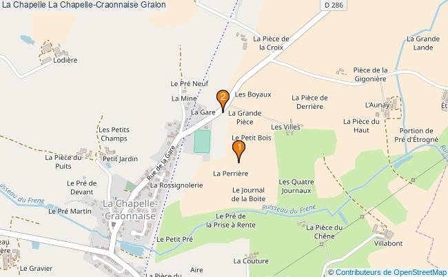 plan La Chapelle La Chapelle-Craonnaise Associations La Chapelle La Chapelle-Craonnaise : 2 associations