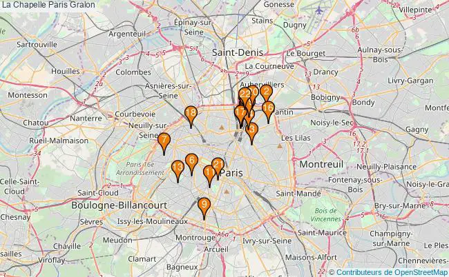 plan La Chapelle Paris Associations La Chapelle Paris : 26 associations