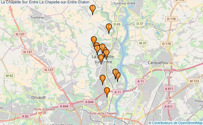 plan La Chapelle Sur Erdre La Chapelle-sur-Erdre Associations La Chapelle Sur Erdre La Chapelle-sur-Erdre : 15 associations