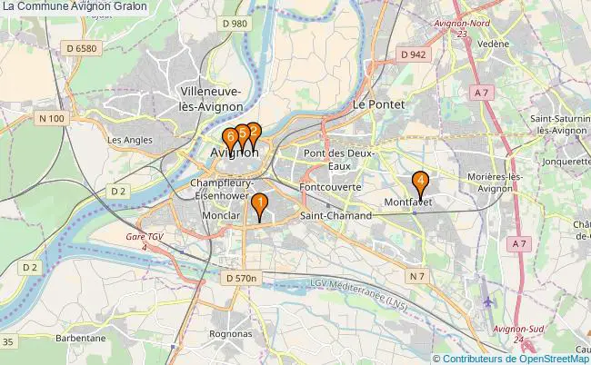 plan La Commune Avignon Associations La Commune Avignon : 11 associations