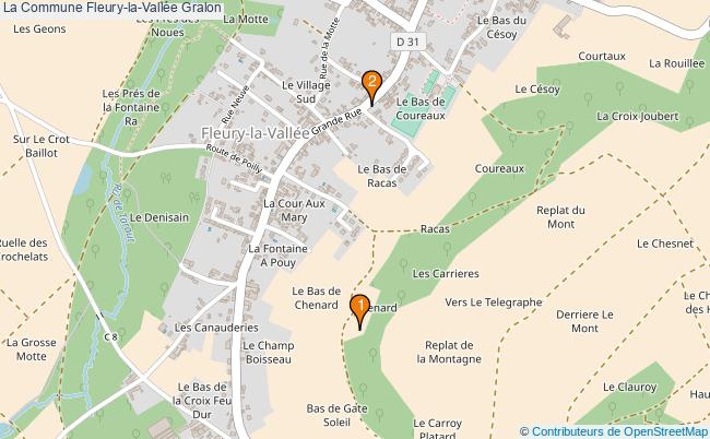 plan La Commune Fleury-la-Vallée Associations La Commune Fleury-la-Vallée : 5 associations