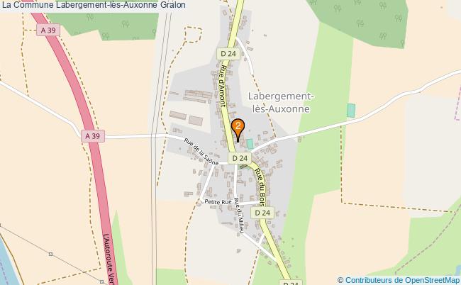 plan La Commune Labergement-lès-Auxonne Associations La Commune Labergement-lès-Auxonne : 2 associations