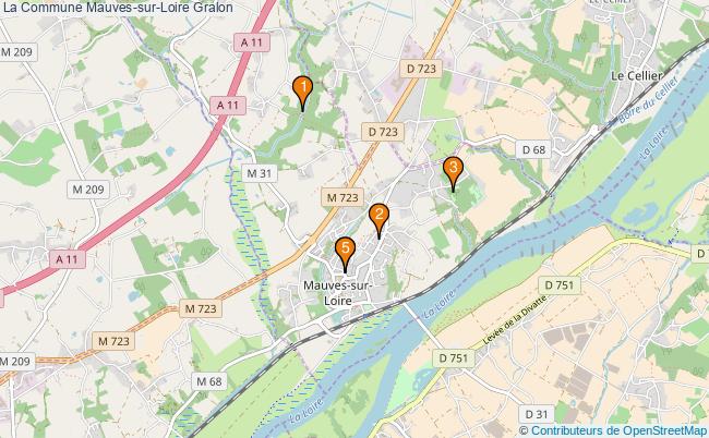 plan La Commune Mauves-sur-Loire Associations La Commune Mauves-sur-Loire : 5 associations