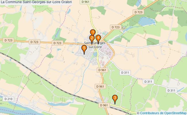 plan La Commune Saint-Georges-sur-Loire Associations La Commune Saint-Georges-sur-Loire : 6 associations