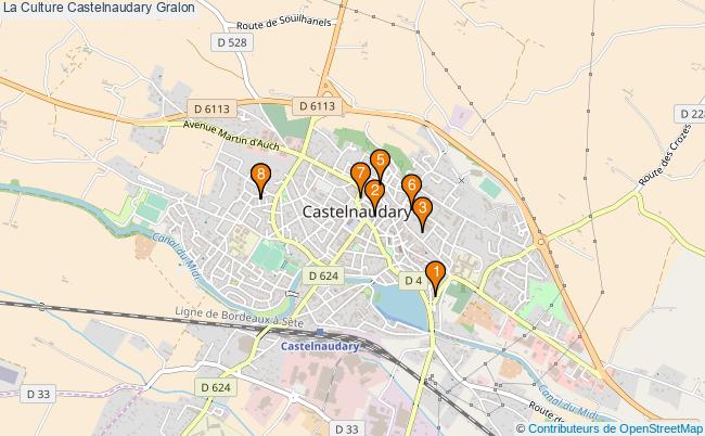 plan La Culture Castelnaudary Associations La Culture Castelnaudary : 12 associations