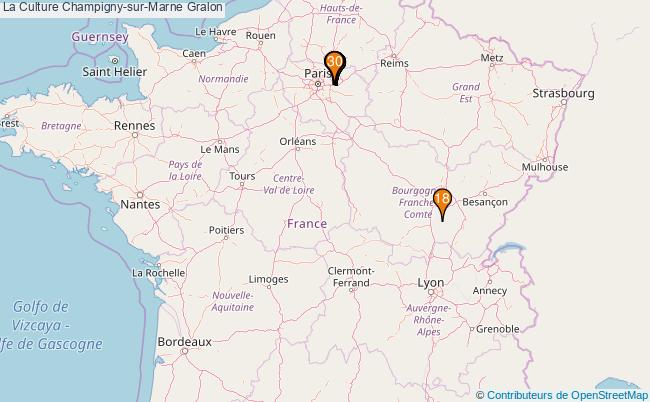 plan La Culture Champigny-sur-Marne Associations La Culture Champigny-sur-Marne : 84 associations