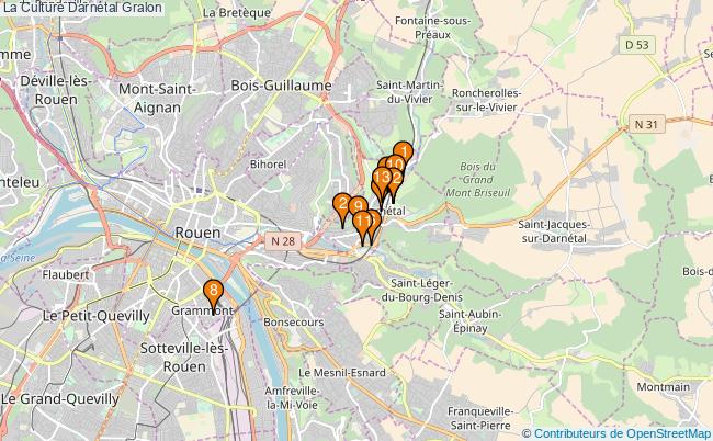 plan La Culture Darnétal Associations La Culture Darnétal : 15 associations